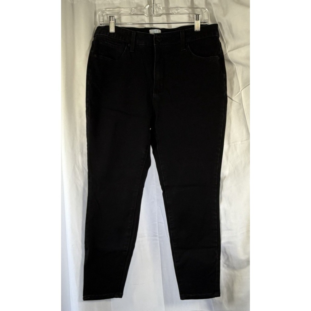 Time and Tru Jeans Womens Size 12‎ Petite  Stretch Black Wash